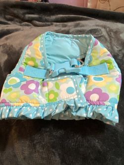 Blue Print Jacket and Matching Leash