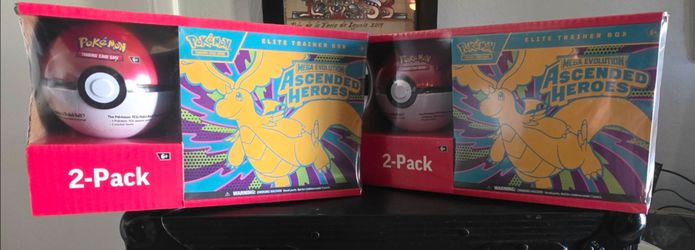 Pokémon TCG Mega Evolution Ascended Heroes Elite Trainer Box 2-Pack