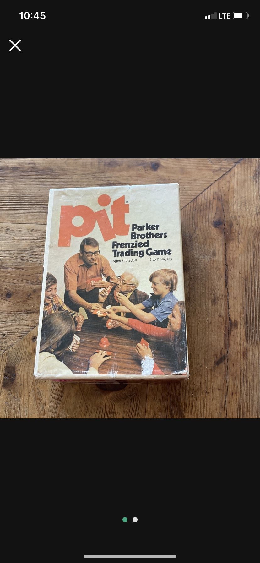 Vintage Pit Game From The 1970s