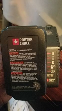 Porter cable battery and charger for a drill
