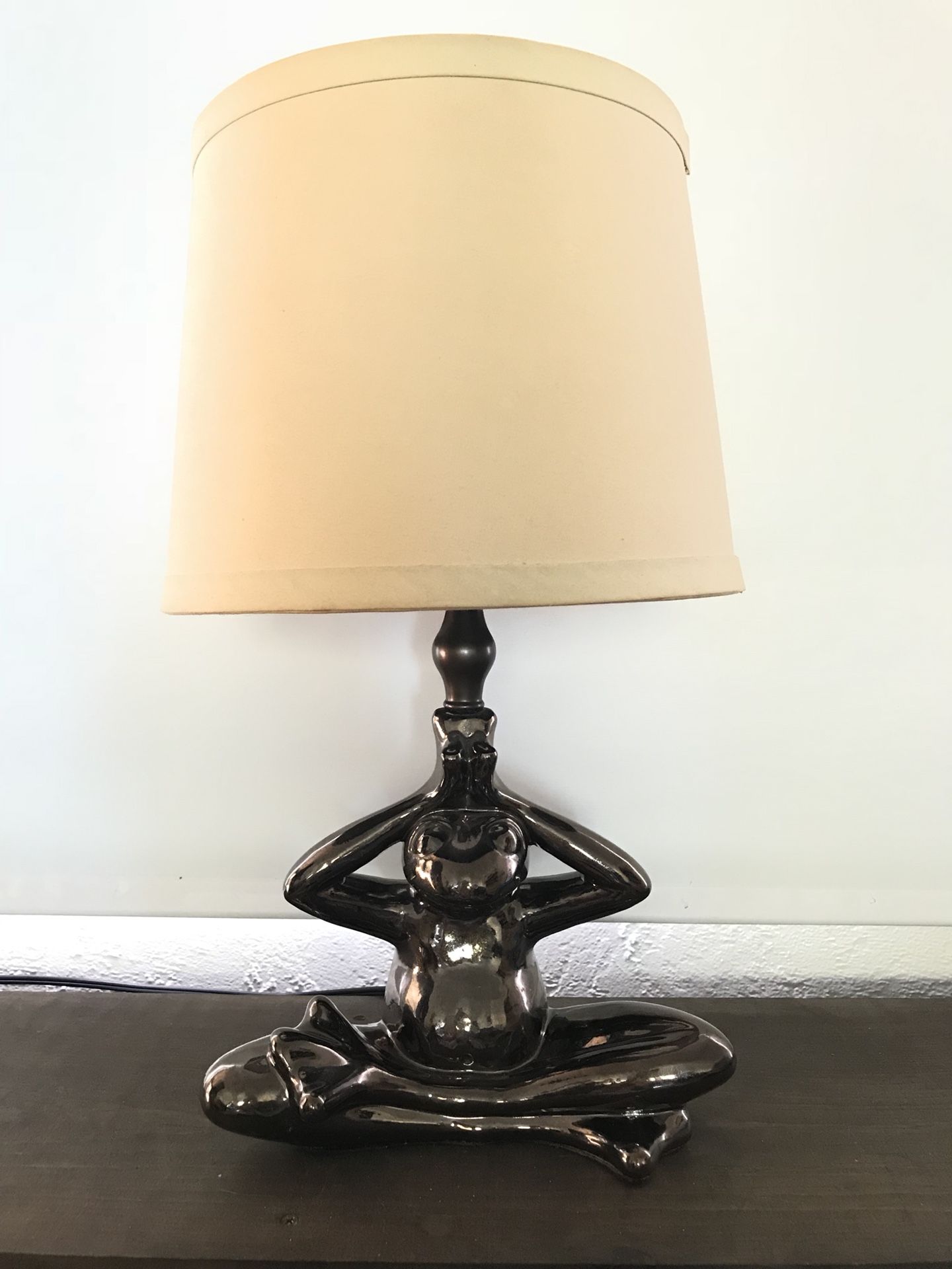 Pier 1 Yoga Frog Lamp