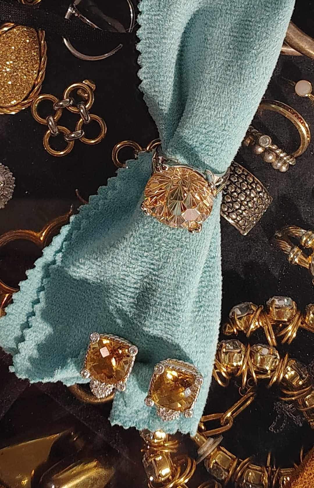 Judith Ripka topaz Earrings