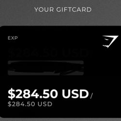Gymshark Gift Card
