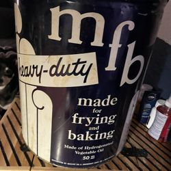 Vintage Tin With Lid