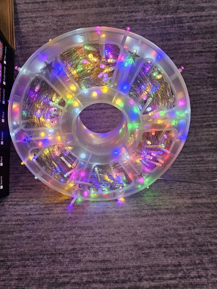 400FT Extra Long Multicolor String Lights, LED Waterproof Fairy Lights with Remote & Timer, Dimmable Seasonal Decorative Lighting for Christmas, Weddi