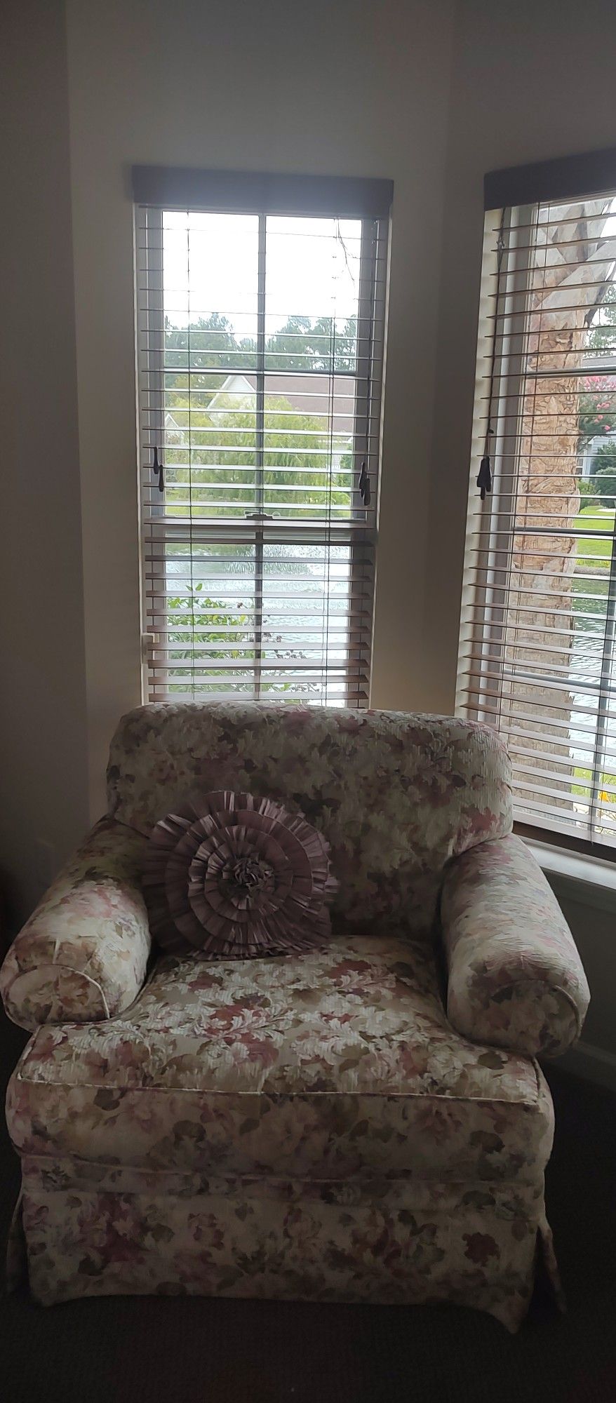 Big Comfy Floral Print Chair