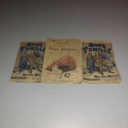 THREE EXTREMELY VINTAGE PAPERBACKS/MAGAZINES 