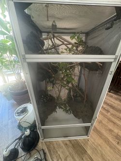 Reptile cage.