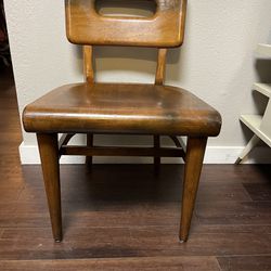 1950s Solid Wood Gunlocke Chair