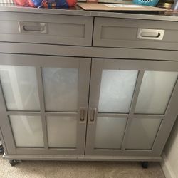 Stainless Steel Topped Cabinet