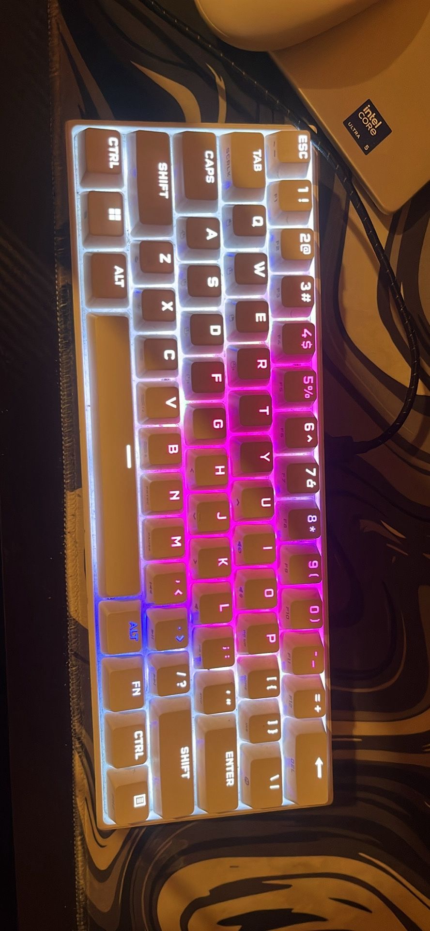K65 RGB 60% Mechanical Gaming Keyboard With Logitech G305 Mouse