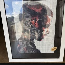 Stranger Things diamond painting, handmade frame