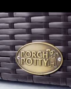 ORIGINAL Porch Potty Mega (Extra Large Wicker Dog Potty) still unassembled – NEW!