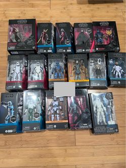 Star Wars black series figures
