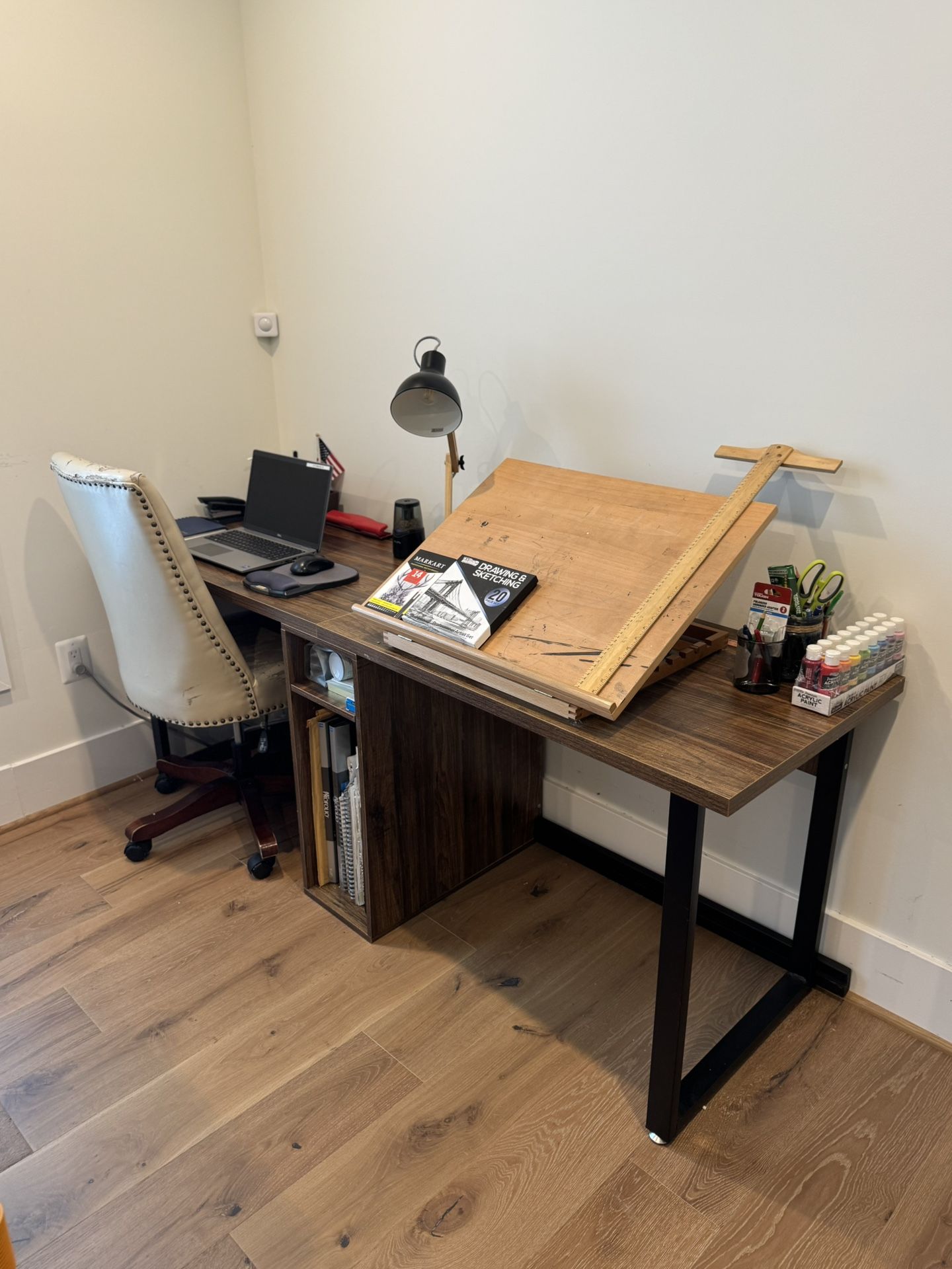 Double Work Station Desk (Ebern Designs)