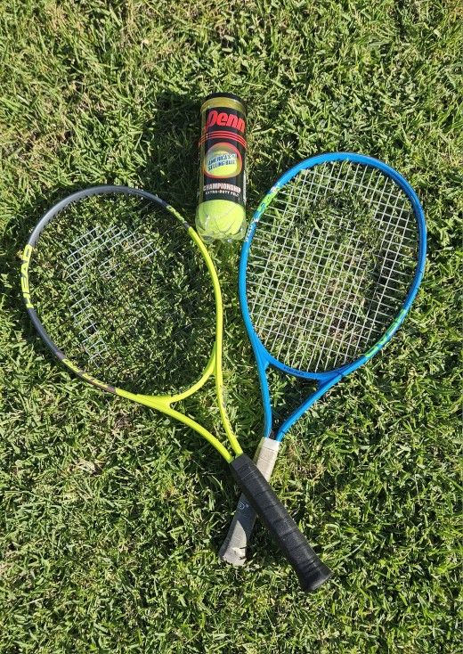 Head Tour Pro and Speed 25 Tennis Racquet with Balls