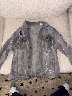 Denim Jean jacket with design
