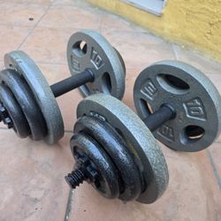 Adjustable Dumbbell Set - 80+ lb 