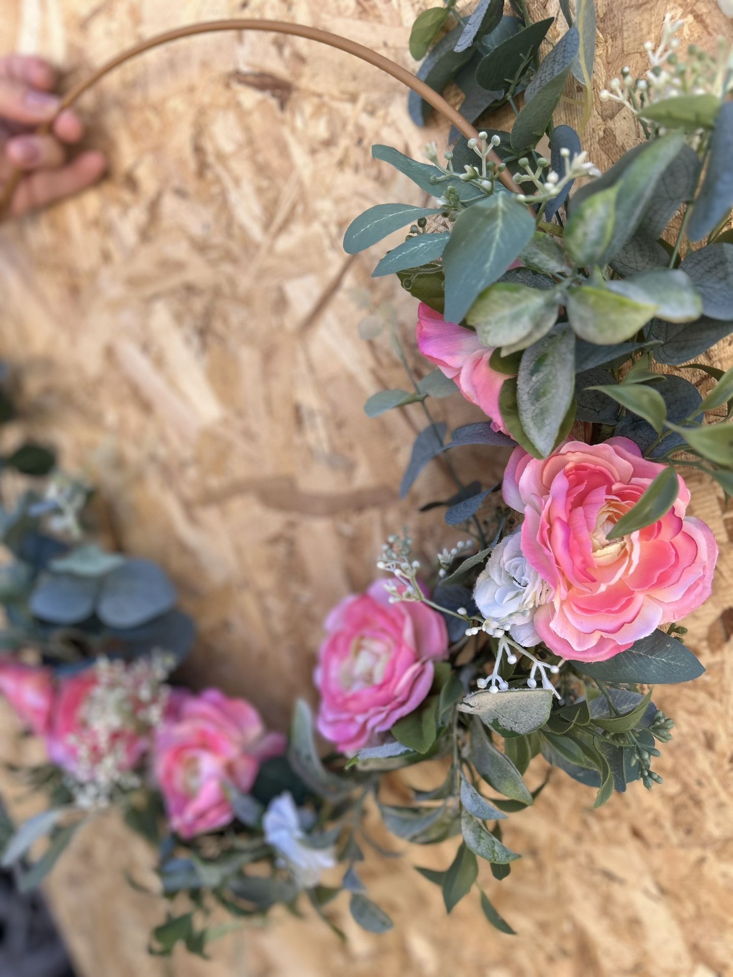 Wreath Eucalyptus And Flowers