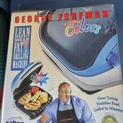 George Forman In Grilling Colors Indoor Grill