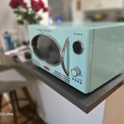Nostalgia Microwave Aqua
