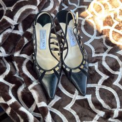 Jimmy Choo Bambi Sling Size 37 1/2
