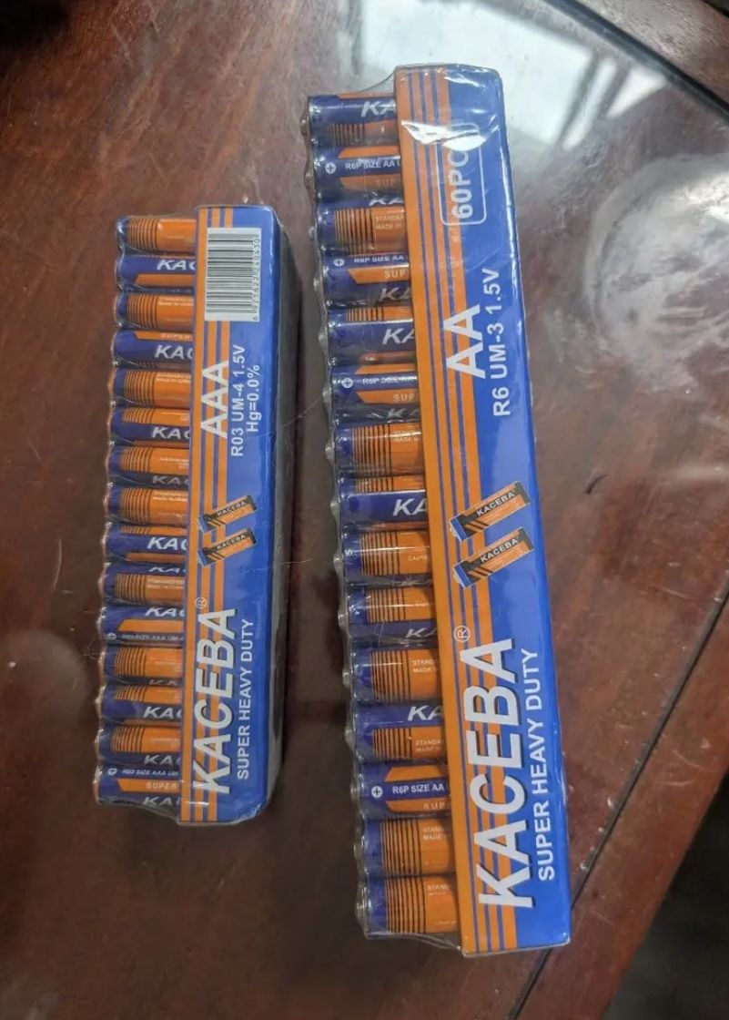 New 60 AA + 60 AAA Batteries – 1.5V Bundle Get It Now 