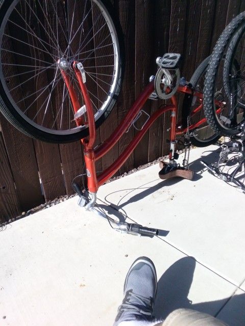 3 Bike Aluminum,1 Trek ,1 Black Aluminum,1 Black Mad Max Bike That Needs A Chain