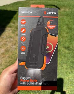 Griffin Survivor Rugged Power Bank 10000mAh