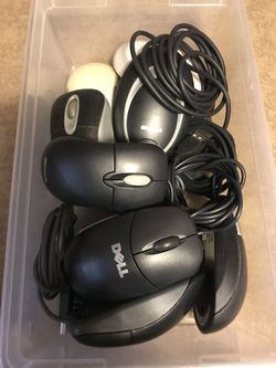 8 USB Mice. One is Wireless.