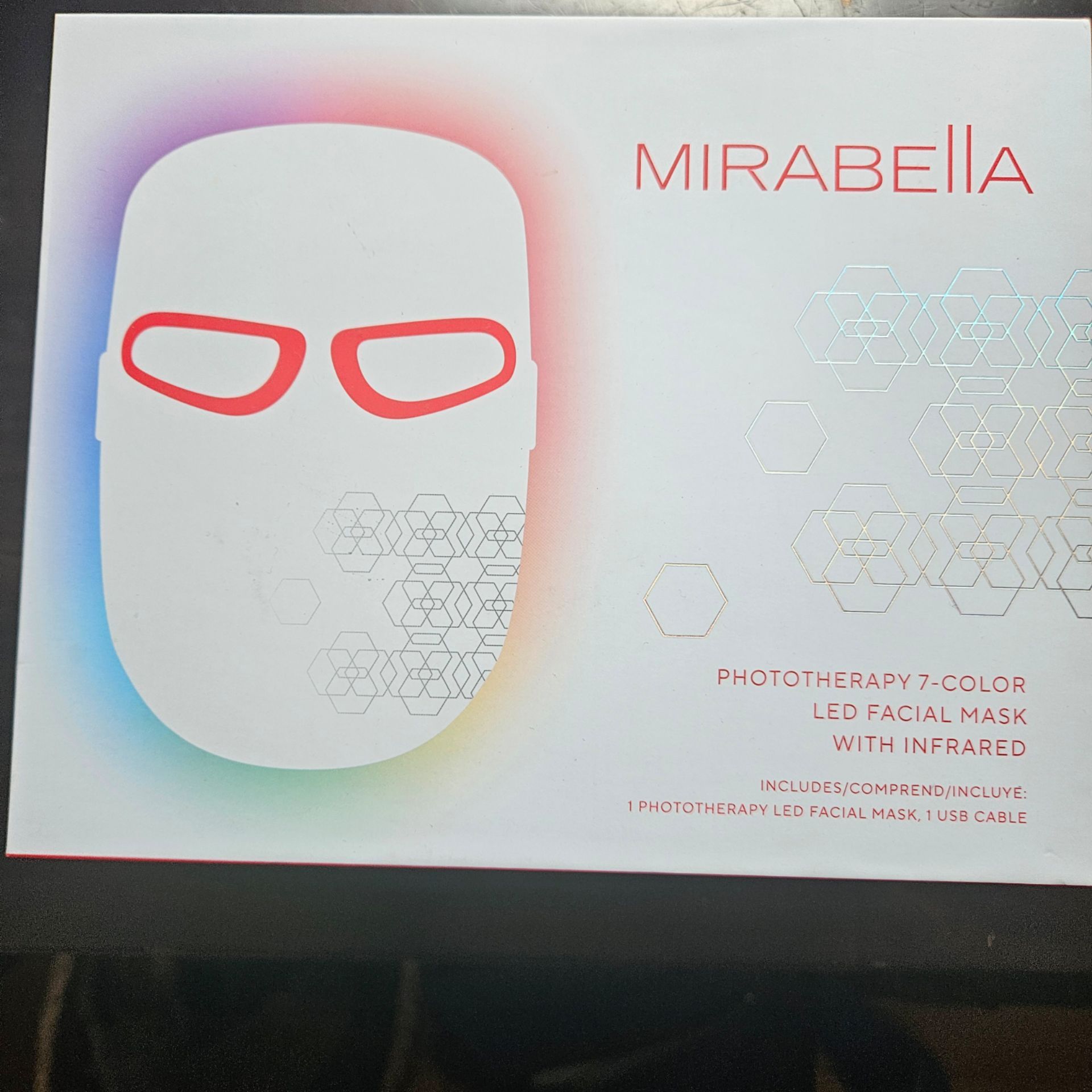 Mirabella red/multi light mask