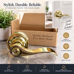 Indoor locking door handle sets