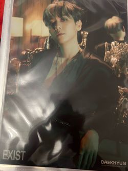 Baekhyun "EXIST" A4 Photo Card Paper B Ver. (SM Entertainment)
