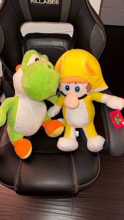 Official Nintendo Super Mario Luigi and Yoshi Plushes 22inches
