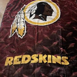 Large Washington Redskins Throw Blankets
