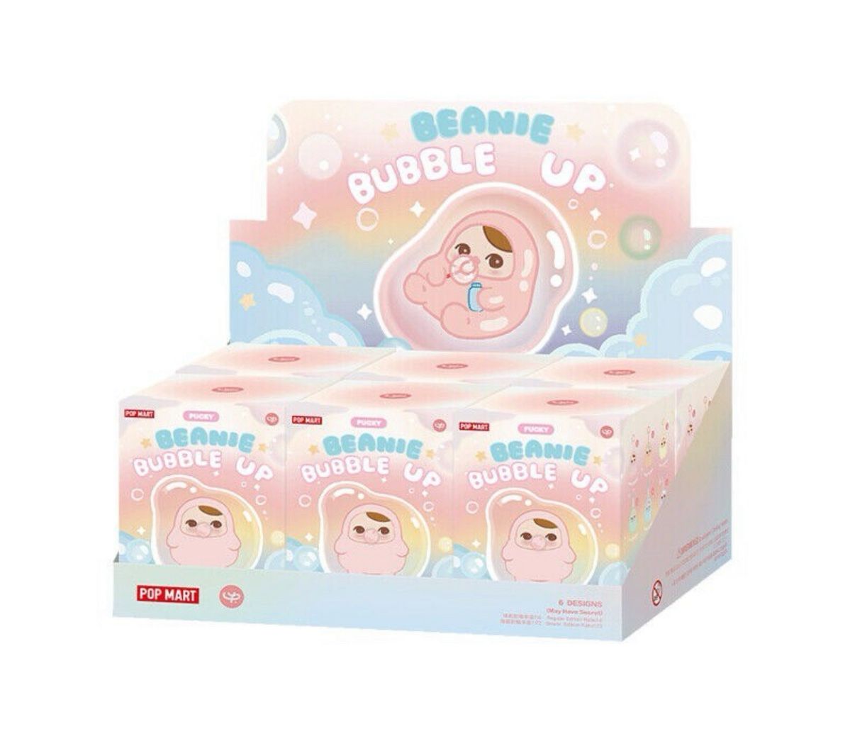 Pucky Beanie Bubble Up Series - Plush Pendant - Whole Set - SEALED