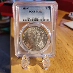 1885 O Morgan Silver Dollar 