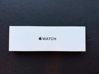 Brand new Apple Watch SE 3 44mm Midnight Aluminum Case with Navy Blue Sport Band