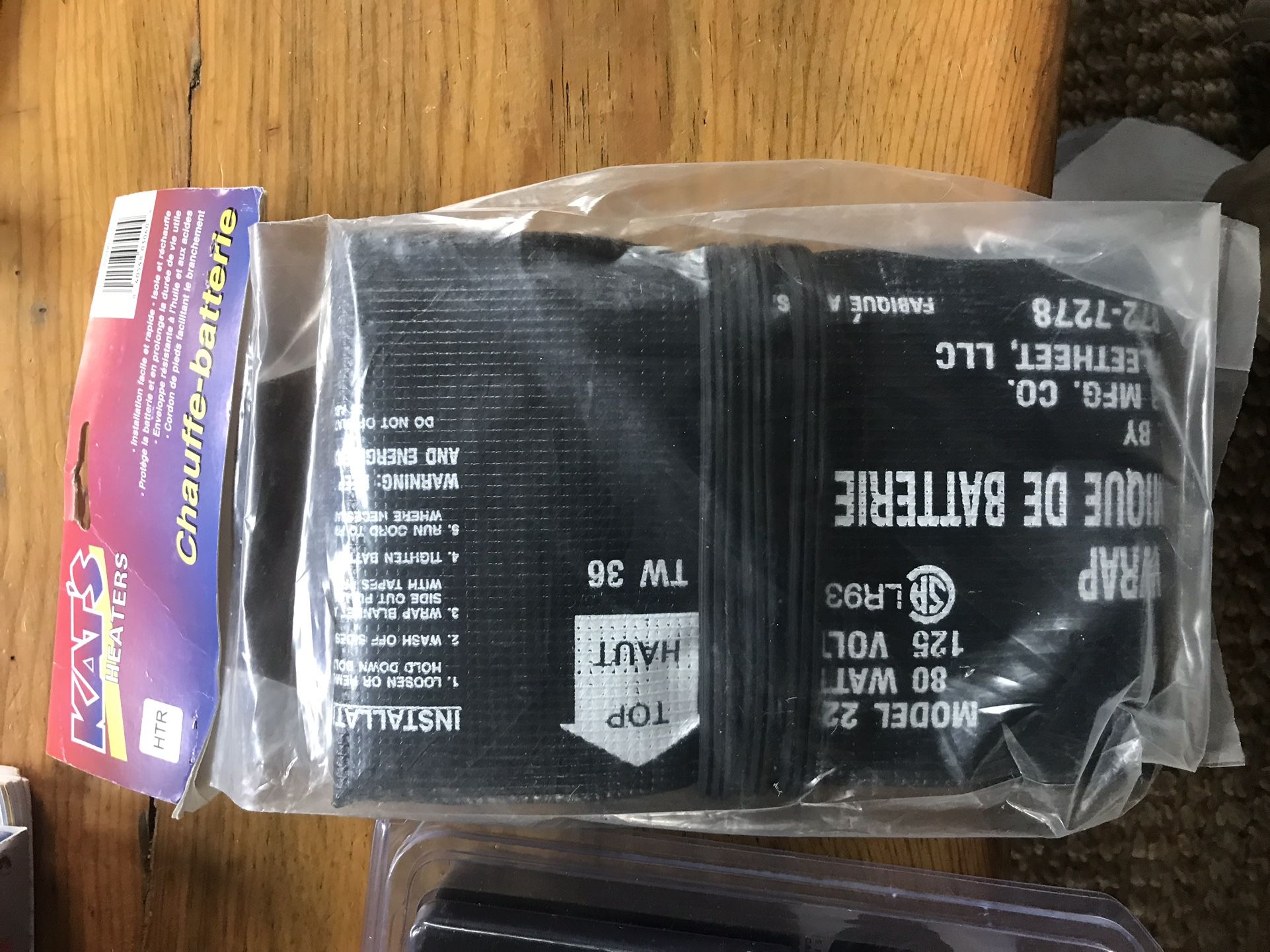 KATS Heaters Magnetic Block Heater And KATS Battery Blanket Heater. As New Unused.