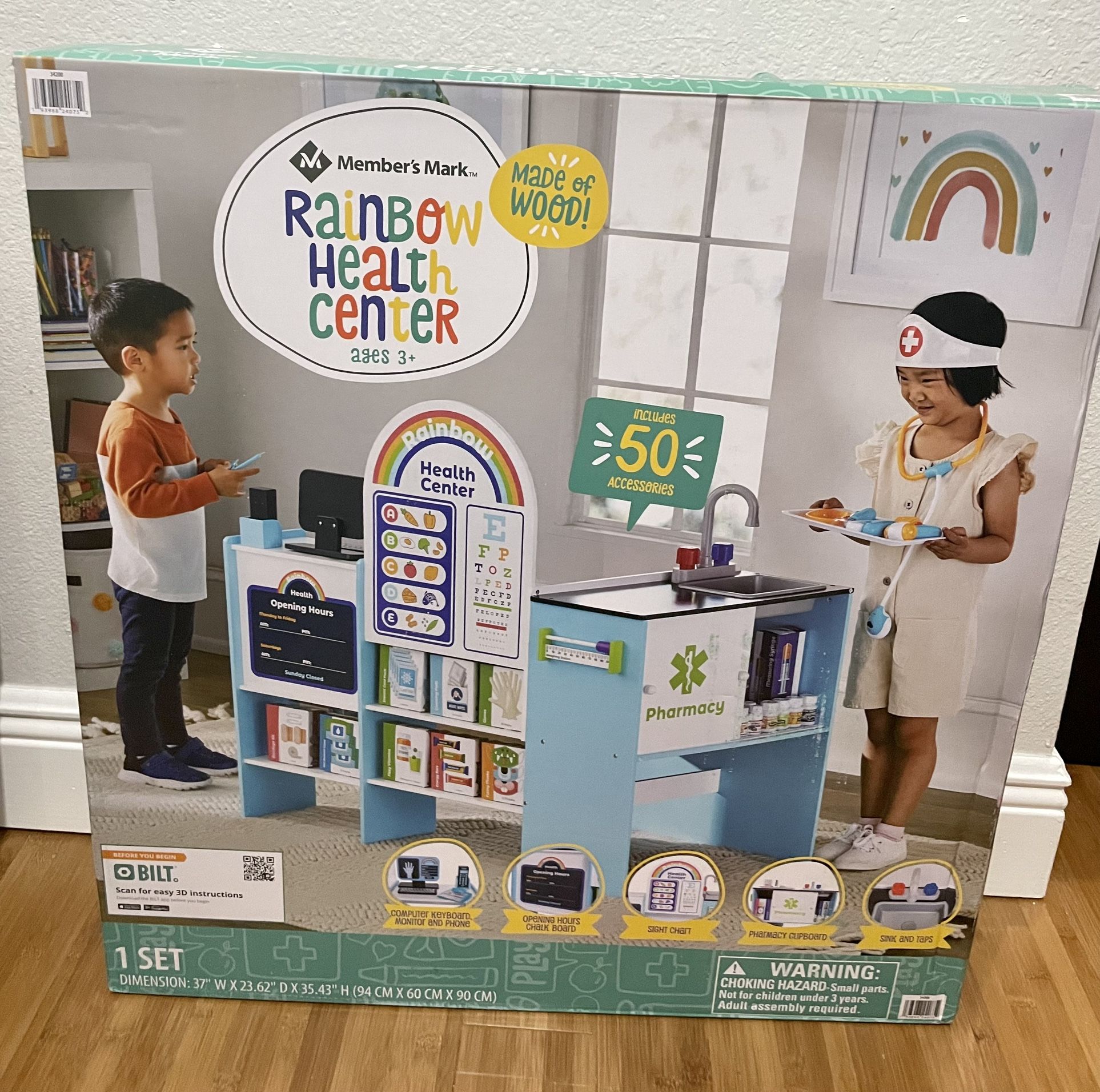 Kid Play Set Pharmacy Health Center