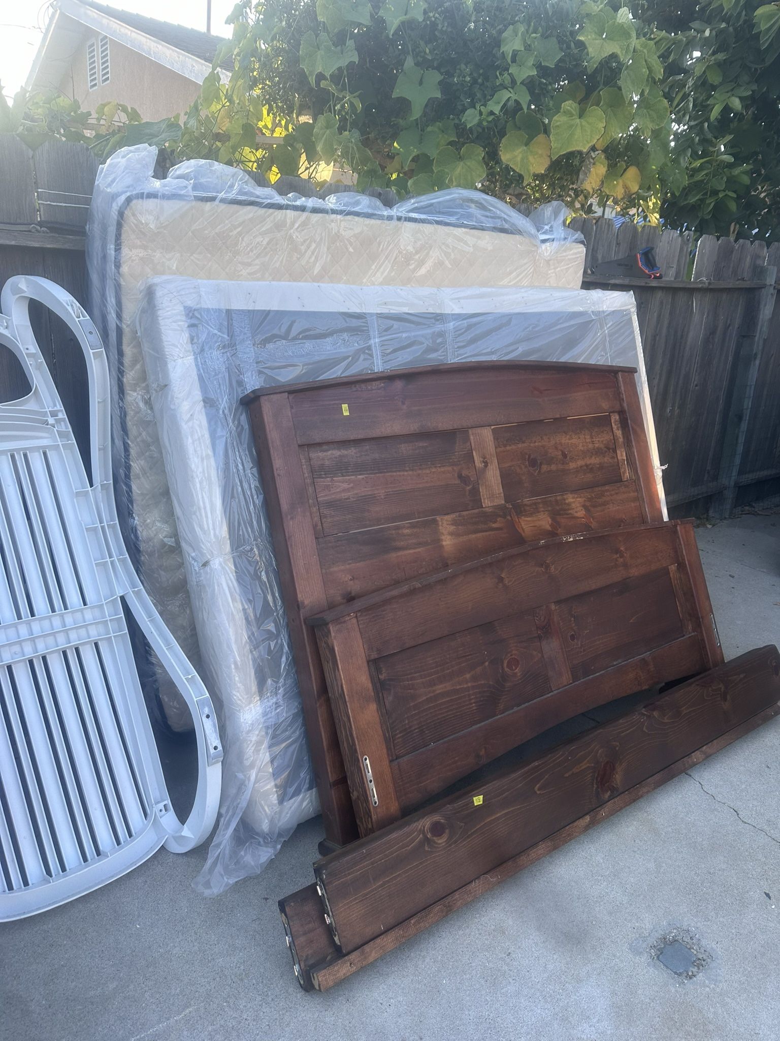 Queen Wooden Bed Frame