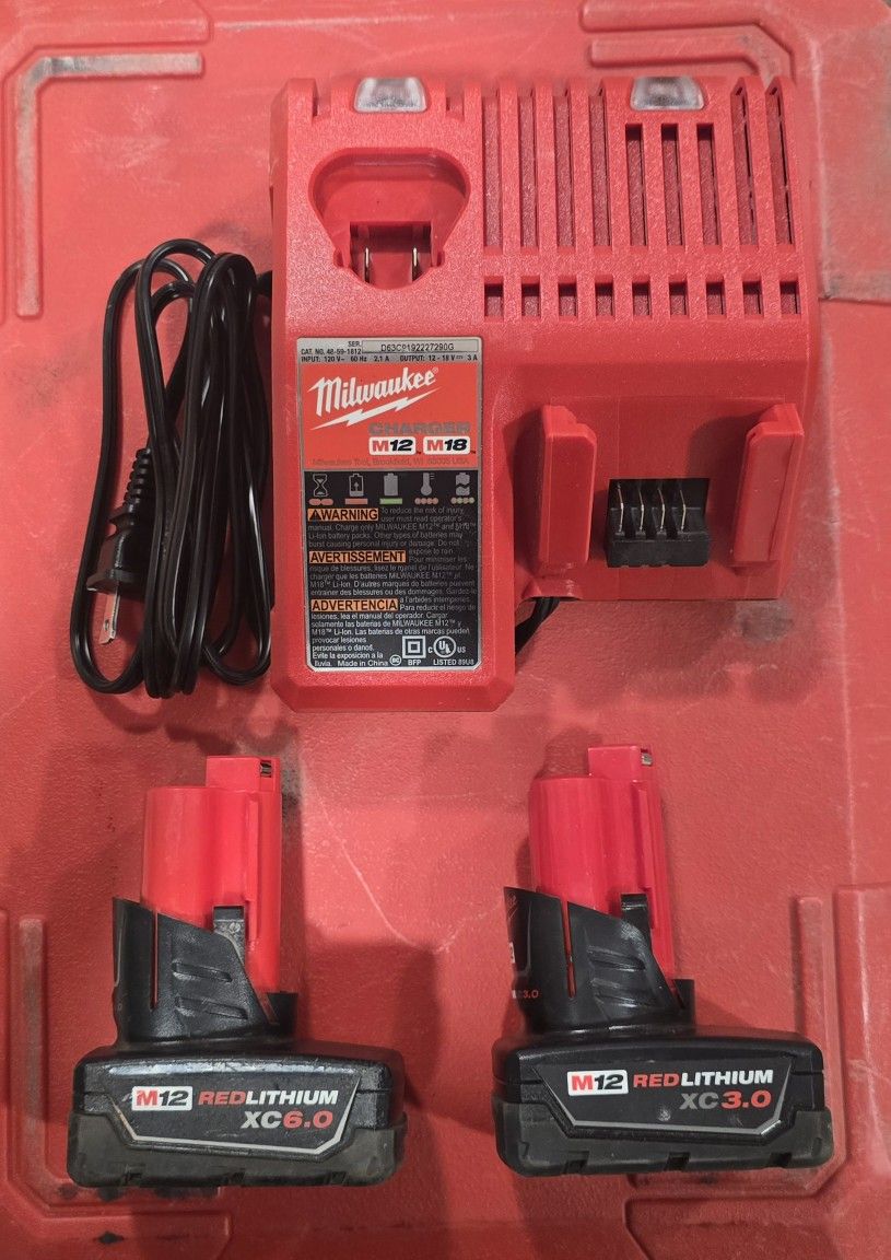 M12 M18 Charger XC3.0 Batteries XC6.0 Battery 48-59-1812 48-11-2402 48-11-2460