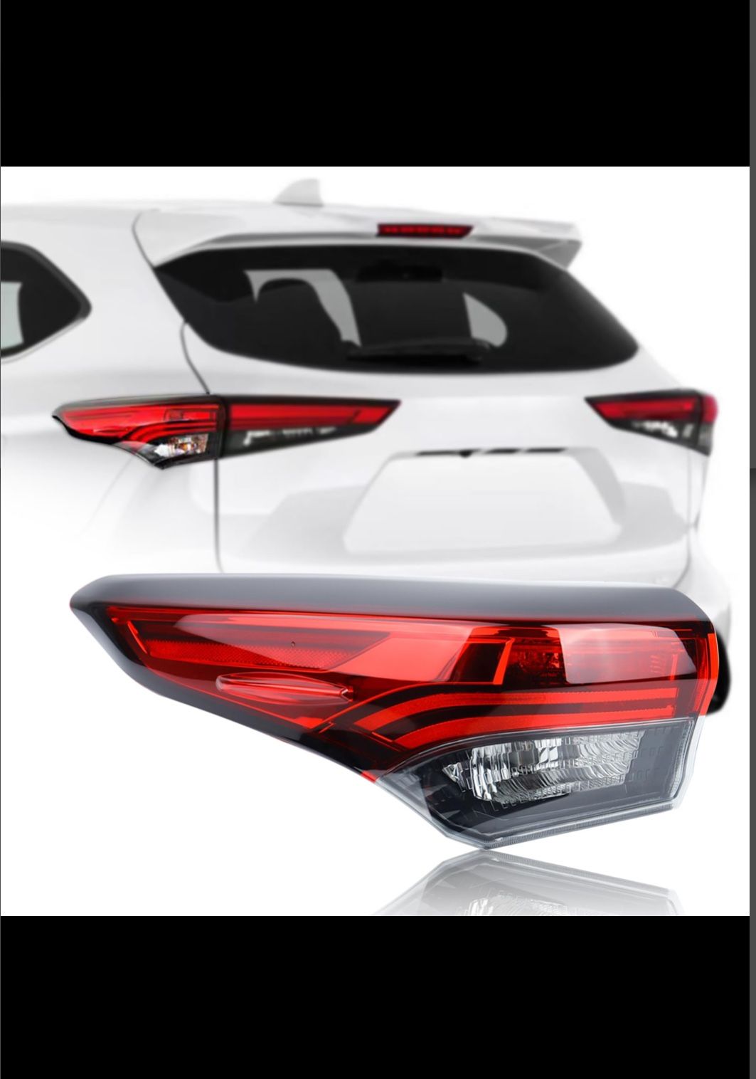 Halogen Outer Brake Tail Light Rear Lamp Assembly 20-22 Highlander