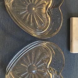 Glass Heart Bowls  | Wedding Or Bridal Shower