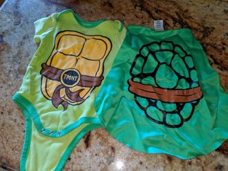 Ninja turtles baby onesie size 6-9mos $15