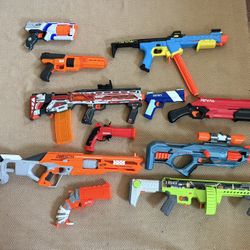 Good Assortment Of Nerf Guns