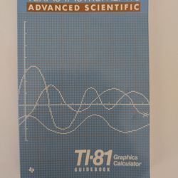 TI-81 Manual Only 