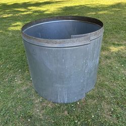 DIY Fire Pit Metal Insert - Galvanized Steel 
