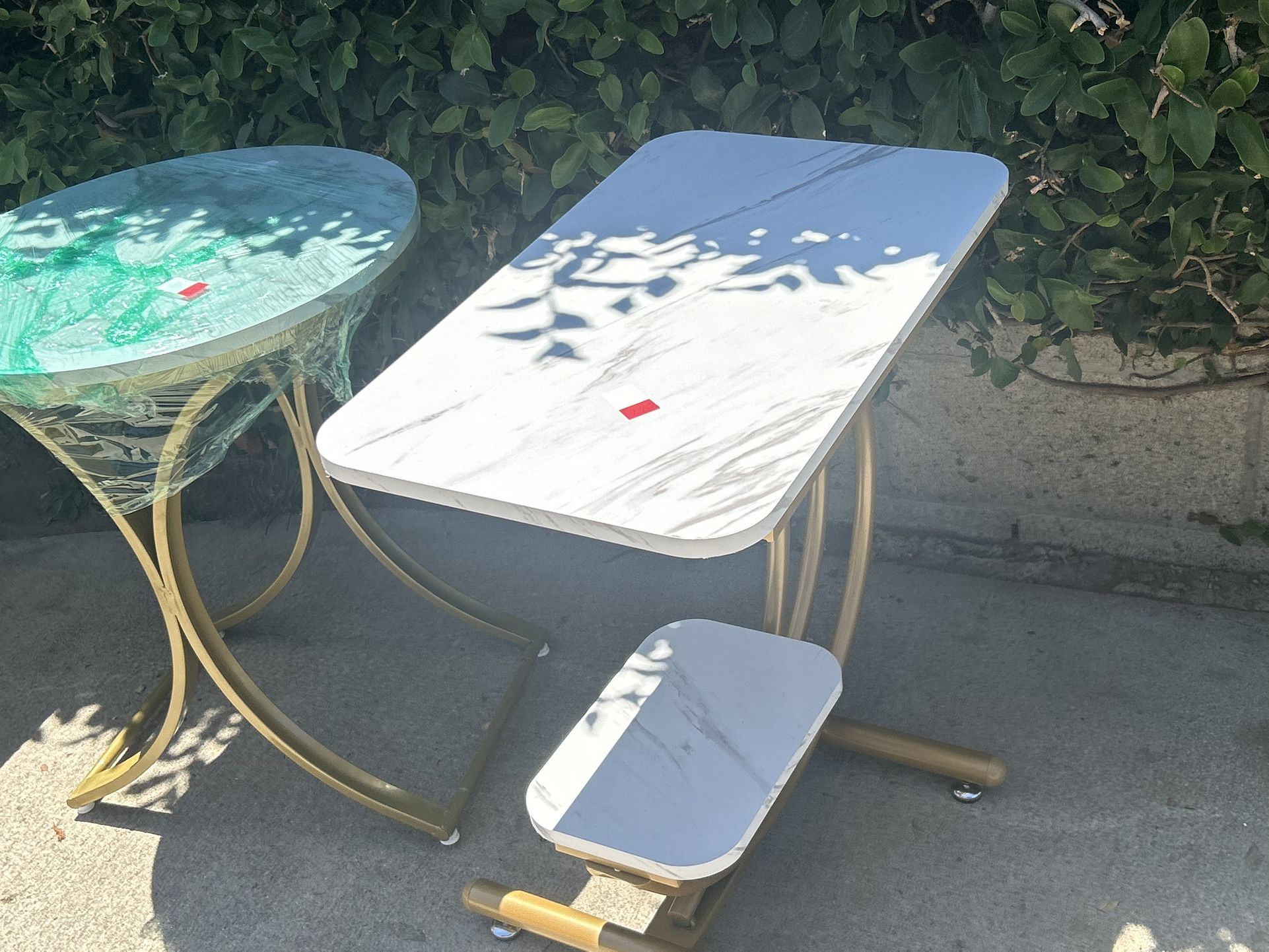 Mesa Plegable Chica de Plastico Blanca Tablon Jardin 1.20 m Mesa Chica
