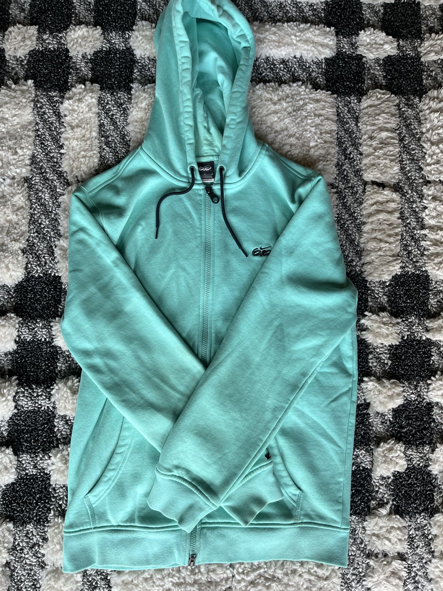 Nike 6.0 - Large Hoodie - Turquoise Zip Up Sweatshirt